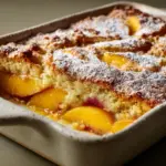 Homemade Old Time Oven Peach Cobbler Recipe