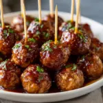 Baked Honey Garlic Meatballs Recipe