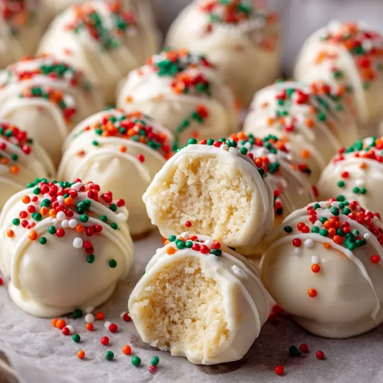 Sugar Cookie Truffles Recipe