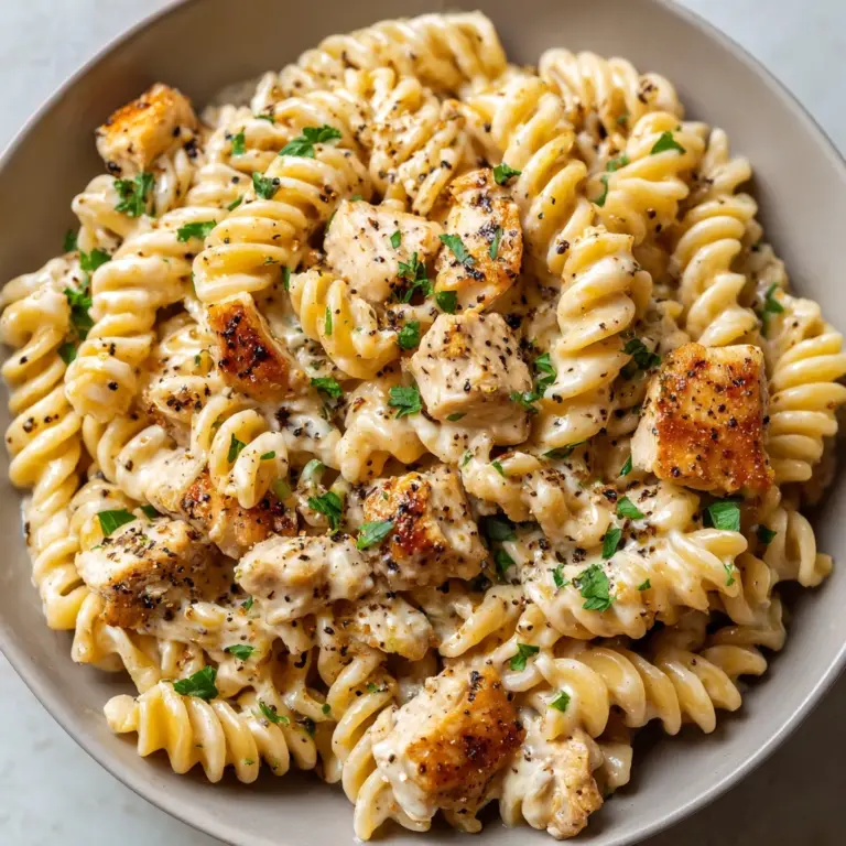 Crockpot Garlic Parmesan Chicken Pasta Recipe