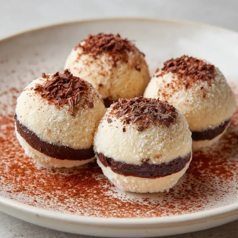 Tiramisu Balls Quick Dessert Recipe