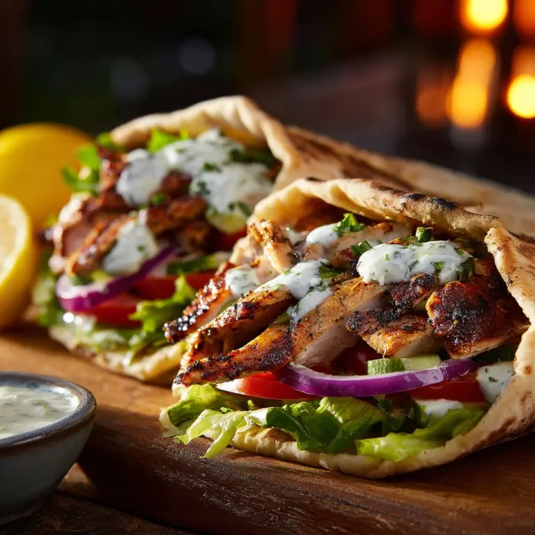 Greek-Style Chicken Gyros with Homemade Tzatziki Everyone Will Love Recipe
