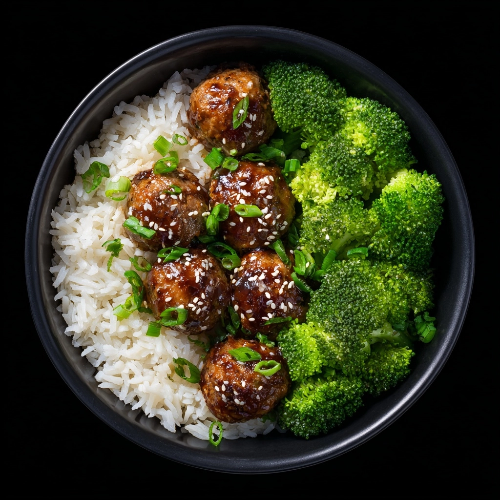 Asian Chicken Meatballs Recipe