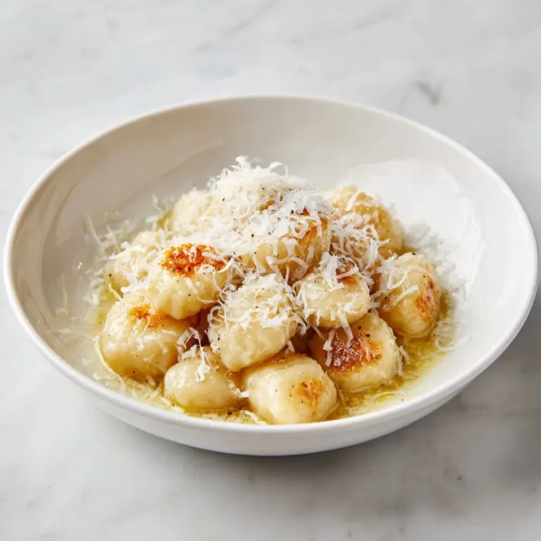Toasted White Truffle Gnocchi Recipe