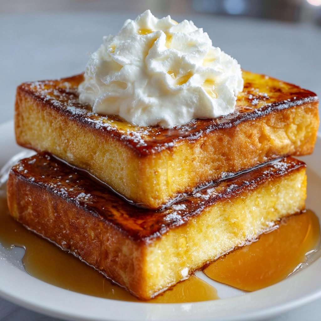 Pumpkin Pie French Toast with Homemade Pumpkin Syrup Recipe - Recipe Image