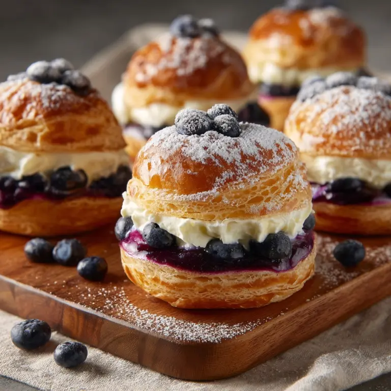Blueberry Cheesecake Rolls Recipe