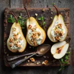 Elegant Blue Cheese Stuffed Pears Recipe