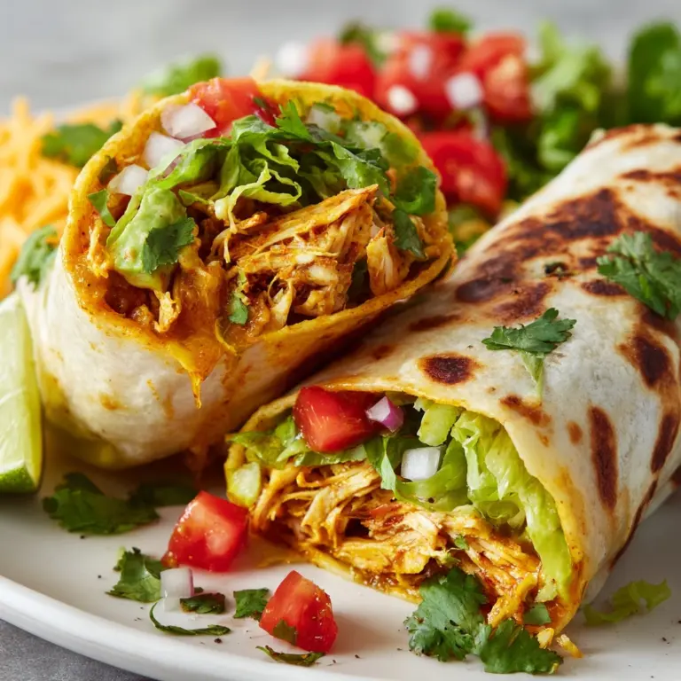 Chicken Avocado Ranch Burritos Recipe