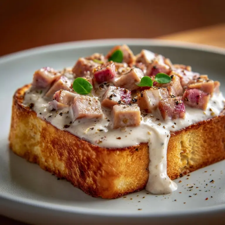 Creamed Chipped Beef on Toast Recipe