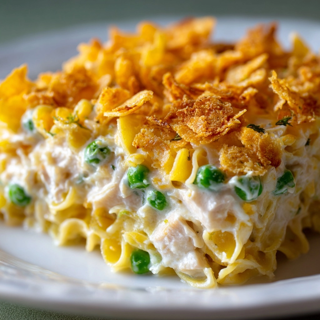 Old-Fashioned Tuna Noodle Casserole Recipe