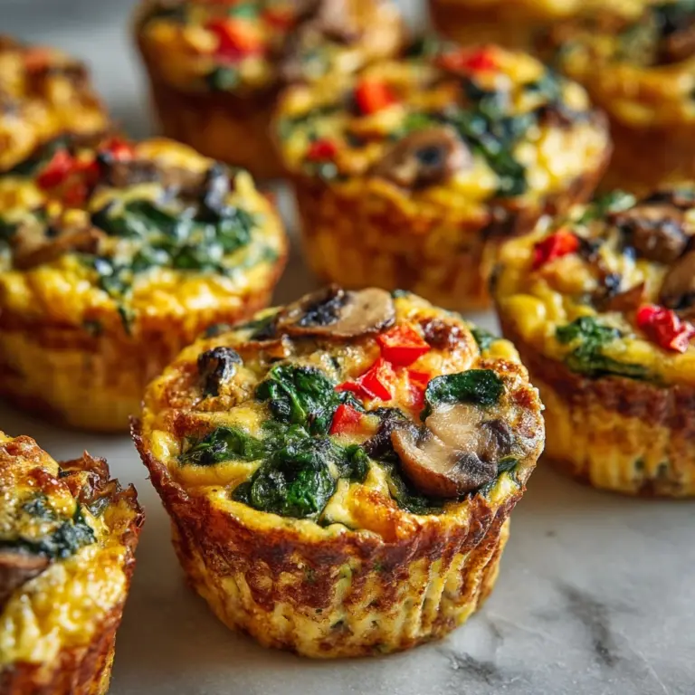 Spinach Quiche Muffins Recipe