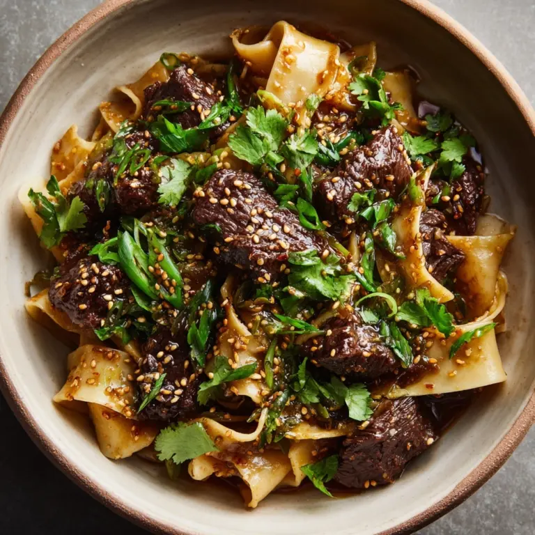 Cumin Lamb Noodles Recipe
