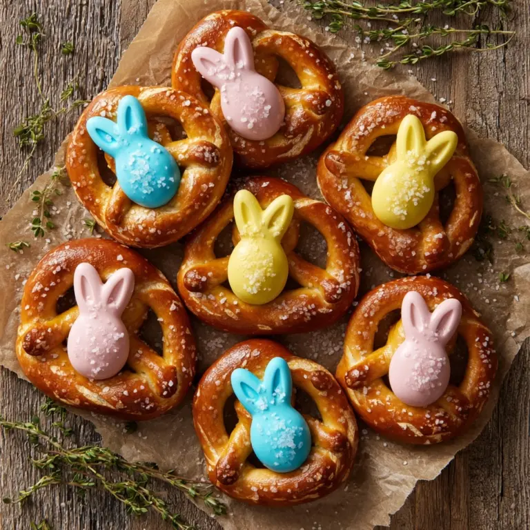 Easter Bunny Pretzels Recipe