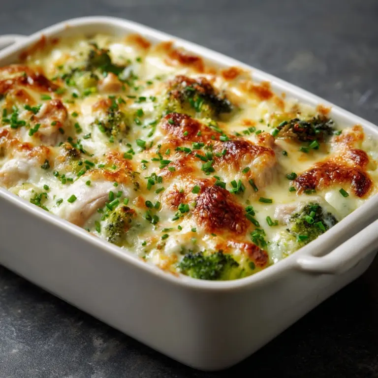Baked Potato Chicken and Broccoli Casserole Recipe