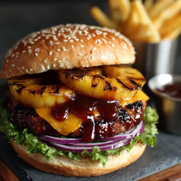 Hawaiian Burger Recipe