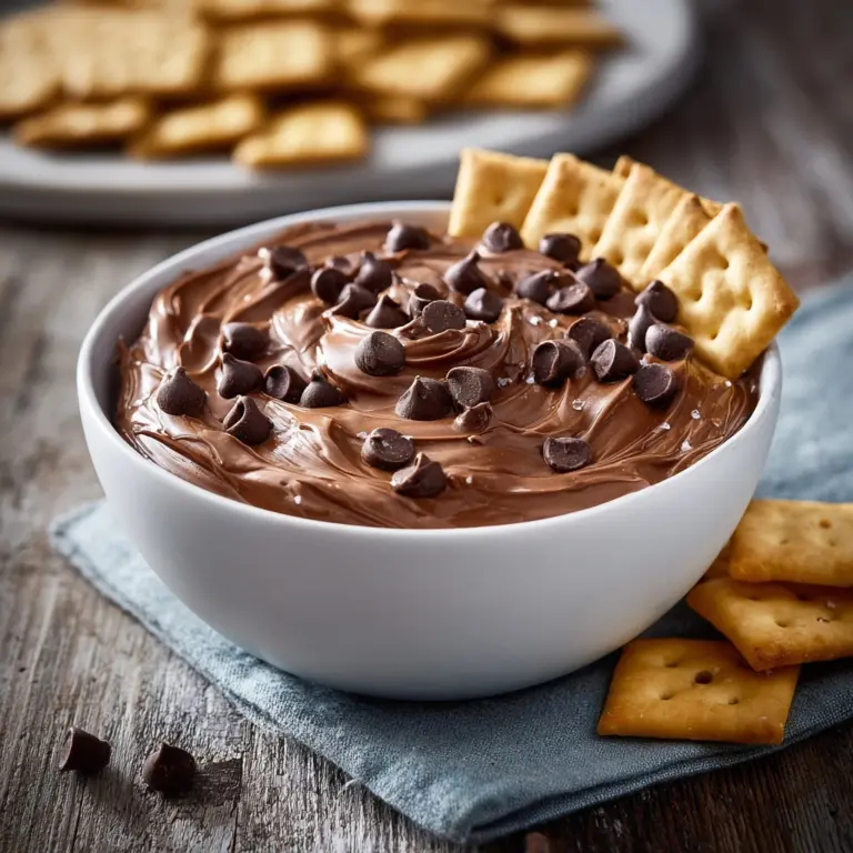 Chocolate Peanut Butter Dip Recipe
