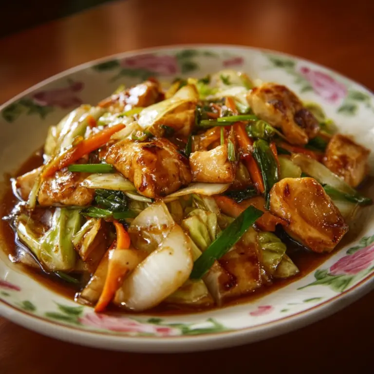Easy BBQ Chicken & Cabbage Stir-Fry Recipe
