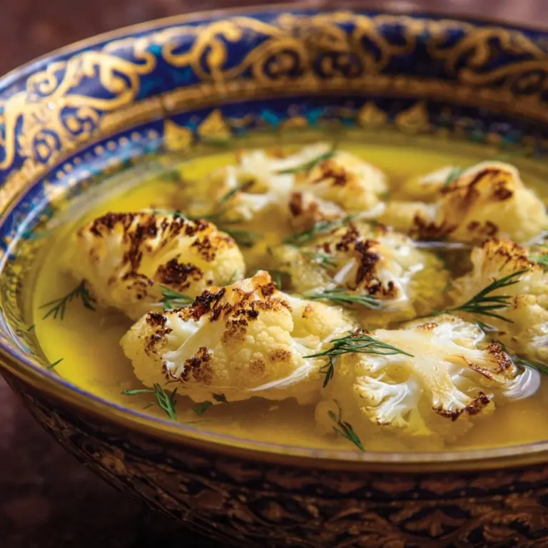 Mediterranean-Style Cauliflower Soup Recipe