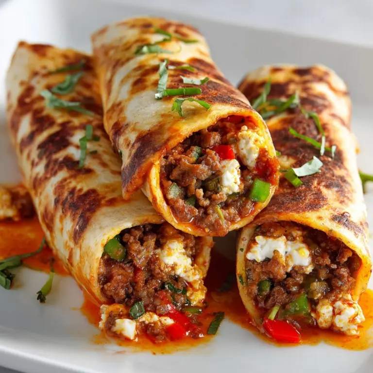 Ground Beef Tortilla Wraps Recipe