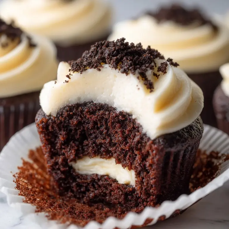 Creamy Chocolate Cupcakes Recipe