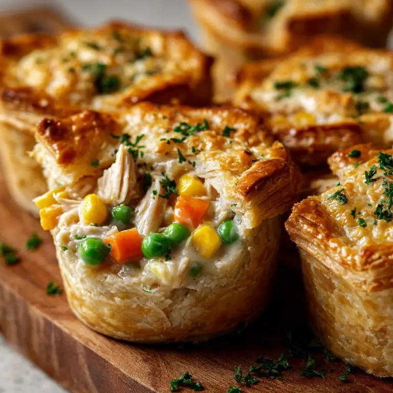 Mini Chicken Pot Pies Recipe
