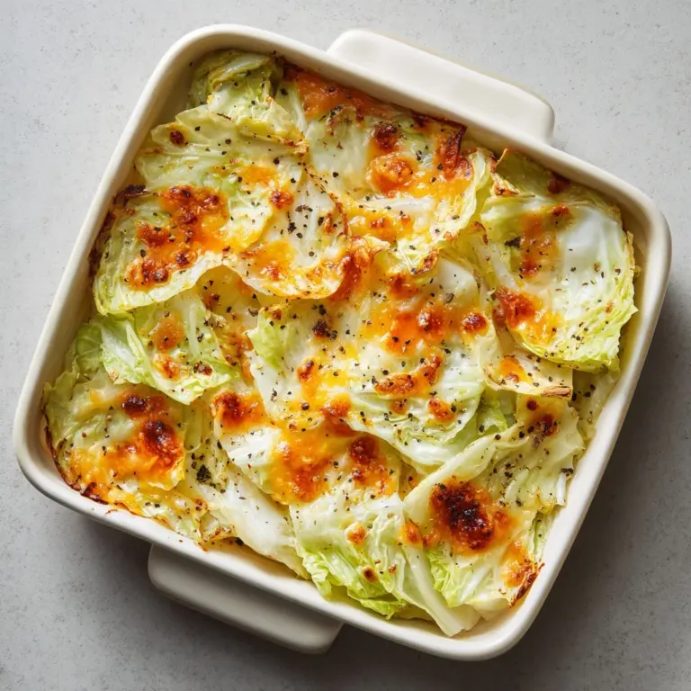 Cheesy Cabbage Casserole Recipe