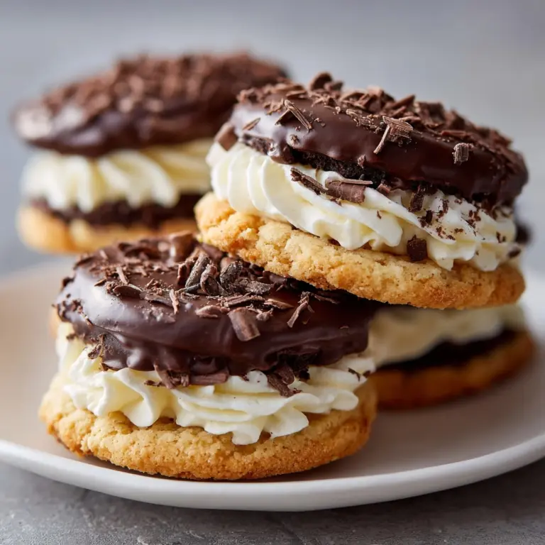 Coffee & Cream Cookies with Chocolate Hazelnut Filling Recipe