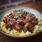 Quick & Sassy Honey Garlic Chicken Lo Mein Recipe