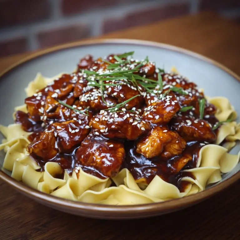 Quick & Sassy Honey Garlic Chicken Lo Mein Recipe