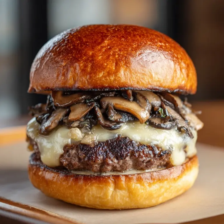 French Onion Steak Sandwich with Grilled Mushrooms Recipe