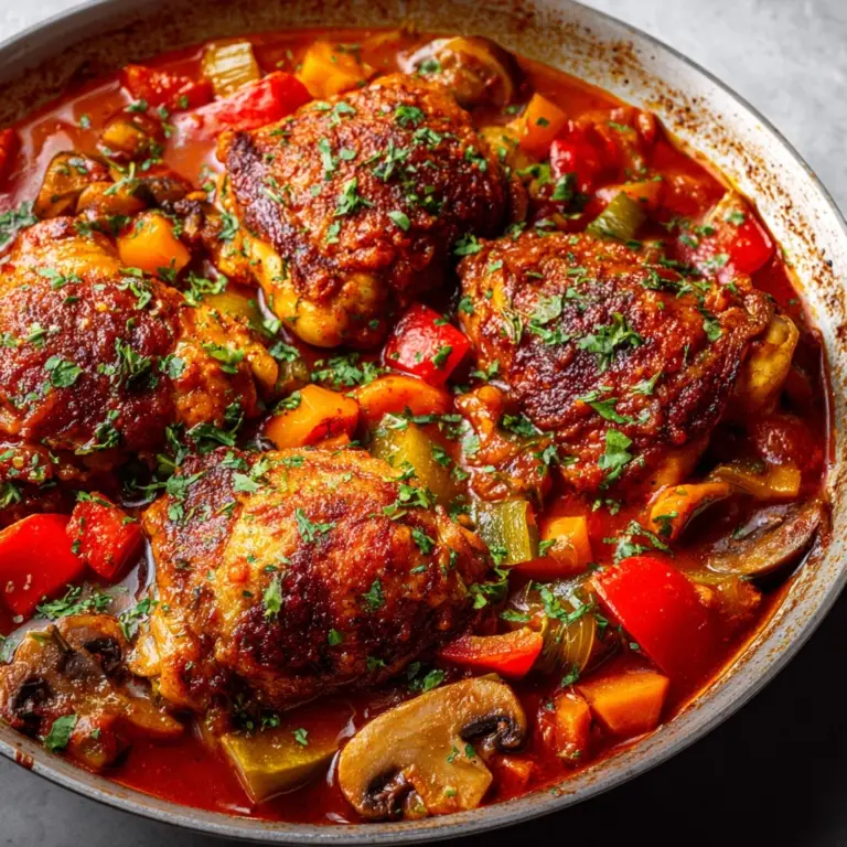 One-Pan Chicken Cacciatore with Peppers Recipe