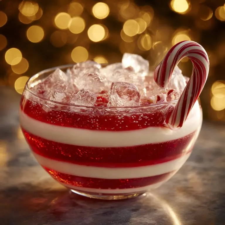 Candy Cane Christmas Punch Recipe