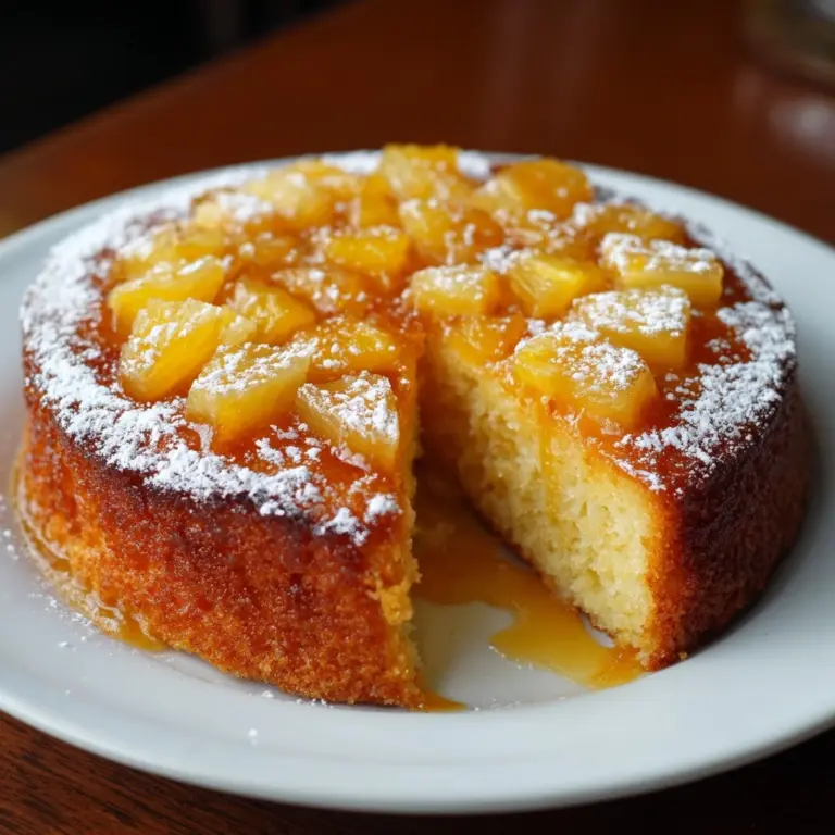 Pineapple Juice Cake Recipe