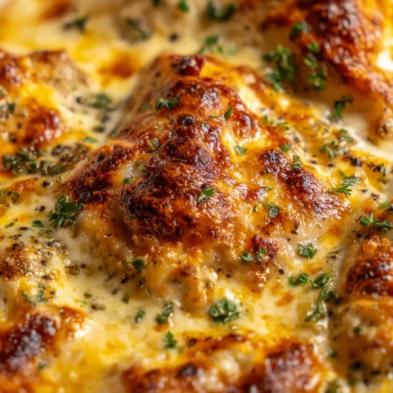 Cheesy Garlic Parmesan Chicken Pasta Skillet Recipe