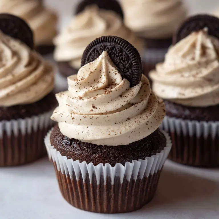 Delicious Cookies and Cream Cupcakes Recipe