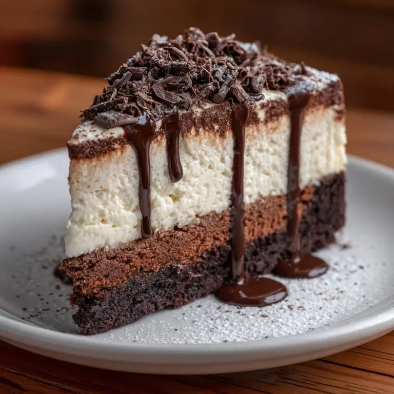 Brownie Bottom Cheesecake Recipe