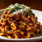 Homemade Bolognese Sauce with Gigli Pasta Recipe