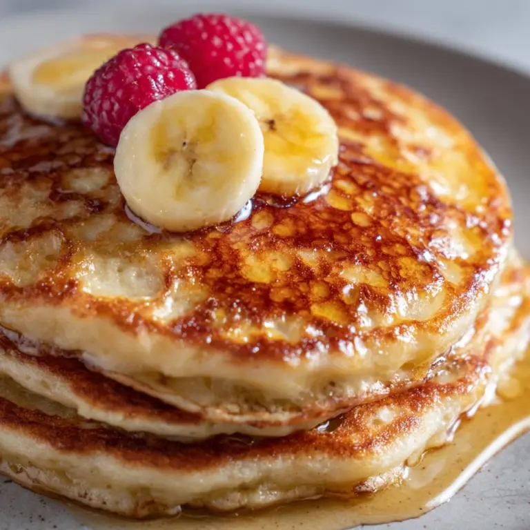Banana Oat Pancakes Recipe