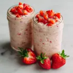 Strawberries and Cream Overnight Oats Recipe