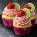 Strawberry Mango Margarita Cupcakes Recipe