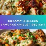 Creamy Chicken Sausage Skillet Recipe