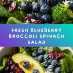 Blueberry Broccoli Spinach Salad Recipe