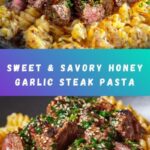Sticky Honey Garlic Steak and Rotini Recipe