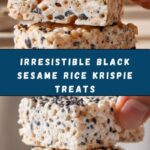Black Sesame Rice Krispie Treats Recipe