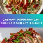 Creamy Pepperoncini Chicken Skillet Recipe
