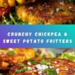 Crispy Chickpea & Sweet Potato Fritters Recipe