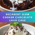 Slow Cooker Chocolate Lava Cake Recipe