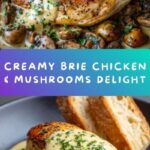 Creamy Brie Chicken & Mushrooms Recipe