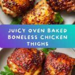 Oven Baked Boneless Chicken Thighs Recipe