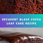 Black Cocoa Loaf Cake Recipe
